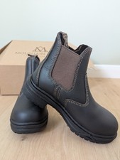 Mountain Horse Brown Jodhpur Boots with Steel Toe Cap UK 1 Eu 33