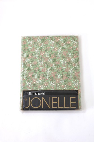 New vintage flat sheet - vintage, green