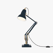 Desk lamp blue brass - blue,