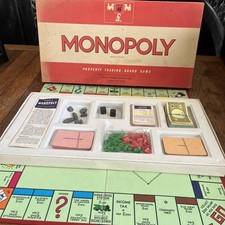 Vintage Monopoly Board Game