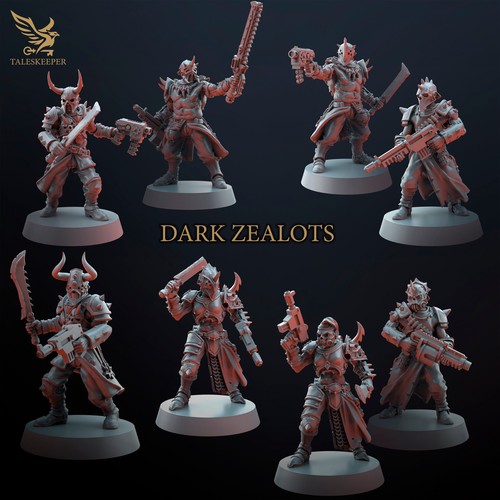 Dark zealots 28mm wargaming - dark,