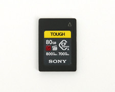Sony 80GB CEA-G80T CFexpress Type A TOUGH Memory Card - R: 800 MB/s W:700 MB/s