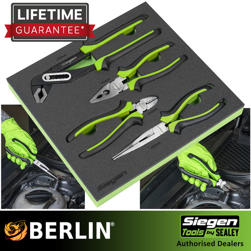 Siegen plier set comfort grip - plier,