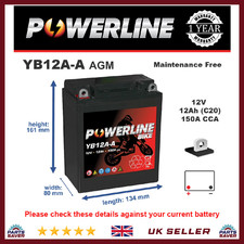 Yb12a agm powerline - agm,