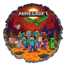 Minecraft Wall Sticker 63 cm
