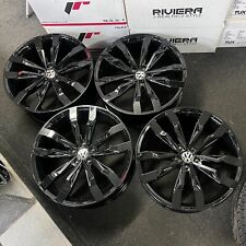 20" VW Tiguan R-Line Style Gloss Black Alloys Ex Display 8.5Jx20 ET38 2007-2024
