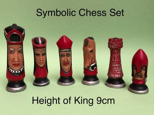 Latex chess set long - latex, life