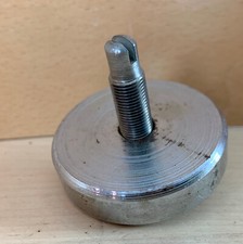 PREMIER 70s Vtg Lokfast Cymbal Stand Adjustable Foot Spike Spur Part w/ Lock Nut