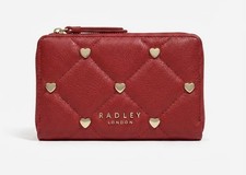RADLEY HEART RED LEATHER