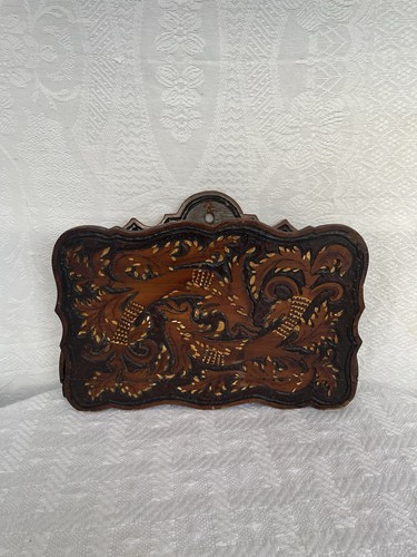 Antique magazine holder hand - antique,