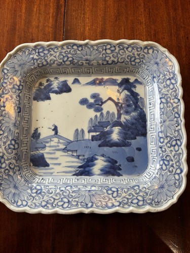 19c japanese dish decorated - 19c, in