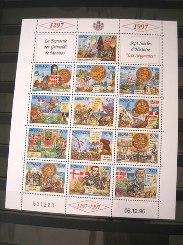 Monaco sheet mnh - monaco, 1997