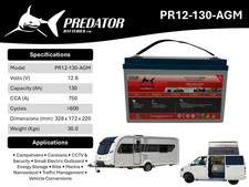 Boat Battery AGM Predator