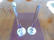 A Pair of Silver Bud Vases. P&Os Arcadia Millennium Cruise. (.925)