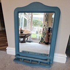 Vintage Upcycled Blue Painted