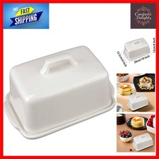 Large Ceramic Butter Dish with