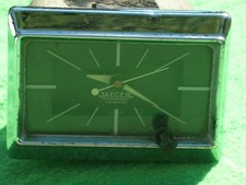 JAEGER TRANSISTOR CAR TIME CLOCK LIC.ATO NICE CONDITION NOT SURE IF IT WORKS