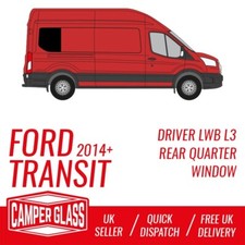 Ford Transit (2014+) Driver Side LWB (L3) Rear Quarter Window