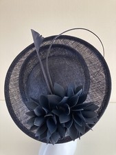 A Stunning Large Navy, Oval