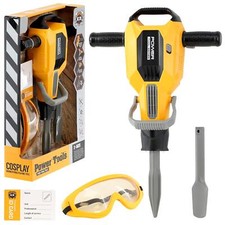 Kids Hammer Drill Toy With Realistic Sounds Pretend Play Tool Set For Toddlers