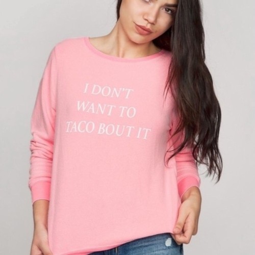 Wildfox pink graphic dont - wildfox,