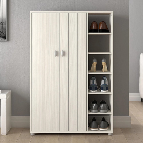 Tall white shoe storage - tall,
