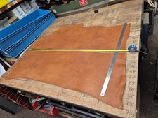 Tan hide leather 6mm - hide, 2.6mm