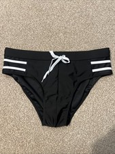 Men’s Black And White Swim