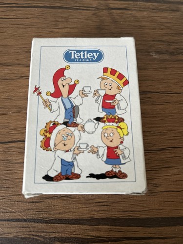 Tetley tea bags playing - playing, cards