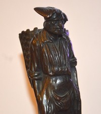 Antique  French Finely Cast  Bronze  Figure of an Apple Picker 22cm