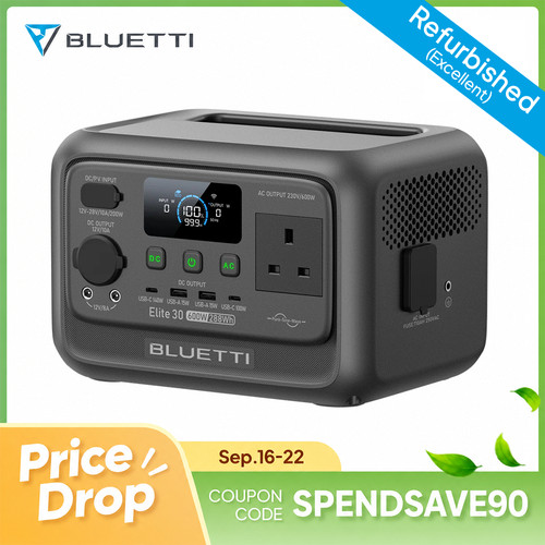 Bluetti elite 288wh 600w - elite, 30