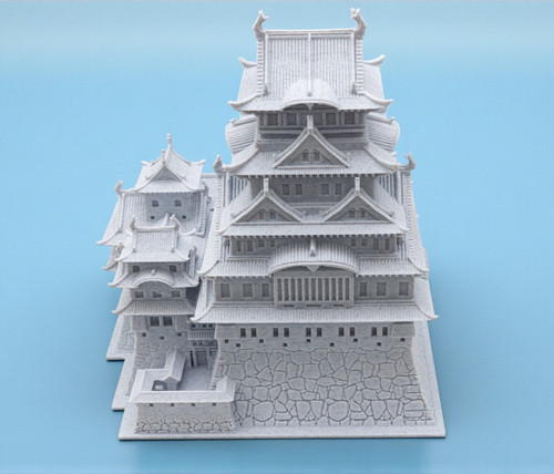 Himeji castle miniature 21cm - himeji,