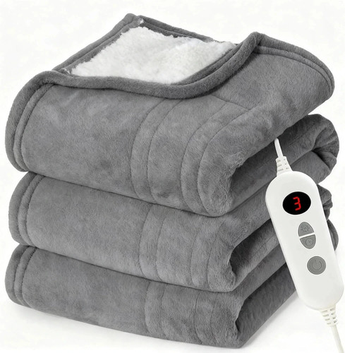Electric heated throw blanket - throw,