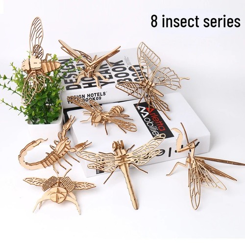 Wooden multi insect - wooden, multi-insect