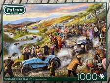 Falcon 1000 Piece Jigsaw - Vintage Car Rally - complete excellent condition