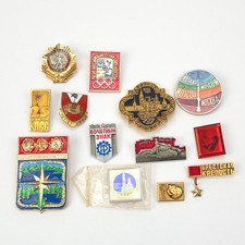 Vintage Soviet Pin Lot 13pc
