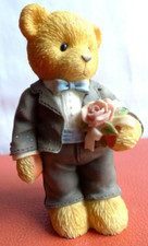 Teddy Bear Groom Figure