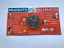 2000 NIUE PEANUTS SNOOPY & WOODSTOCK ONE 1 DOLLAR COIN PACK