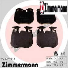 FRONT BRAKE PADS SET LEFT &