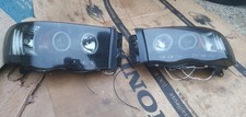  Headlights for Dodge Ram 1500 SRT10 2002 - 2005 Dark Angel Eyes lhd Mopar