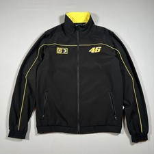 VR46 Men's Black Track Jacket