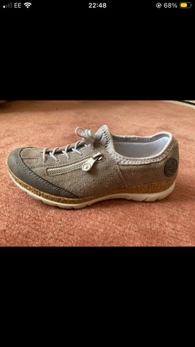 Rieker left trainer only khaki - left,