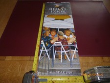 BERYL COOK 2020 SLIMLINE/SPIRAL CALENDAR NEW/SEALED (COLLECTOR/GREAT - FRAMING)