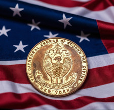 USA NEW YORK Medaille Church