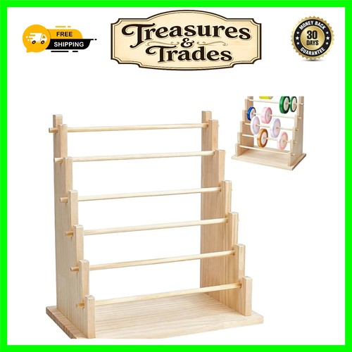 Elegant tier wooden ribbon - 6-tier,