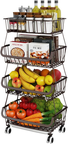Fruit vegetable storage basket - storage,
