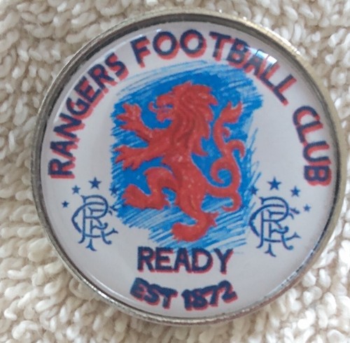 Retro glasgow rangers pin - retro, fc