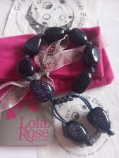 Lola Rose VINTAGE Blue Sandstone Nugget Bracelet Original Bag & Card 