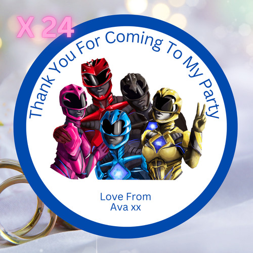 Power rangers personalised - rangers,