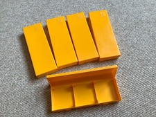 5 x 35mm Kodak Kodachrome Yellow Plastic Slide Storage Boxes